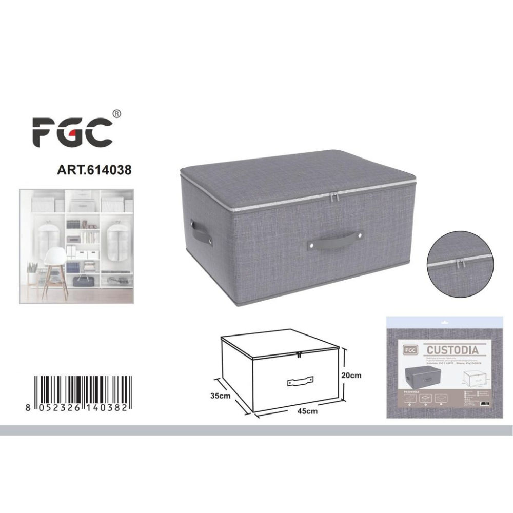 FGC Custodia Multiuso con Cerniera - 45x35x20cmFgc