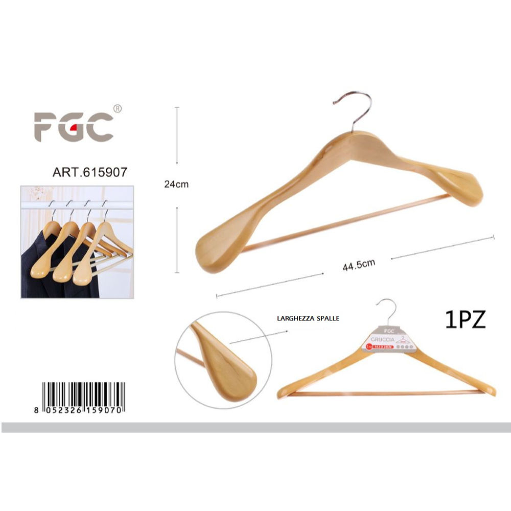 FGC Gruccia in Legno - 24x44,5cmFgc