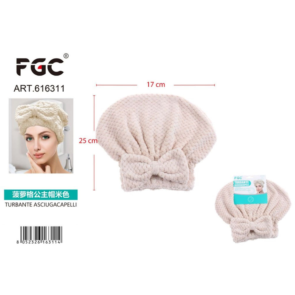 TURBANTE ASCIUGACAPELLIFgc