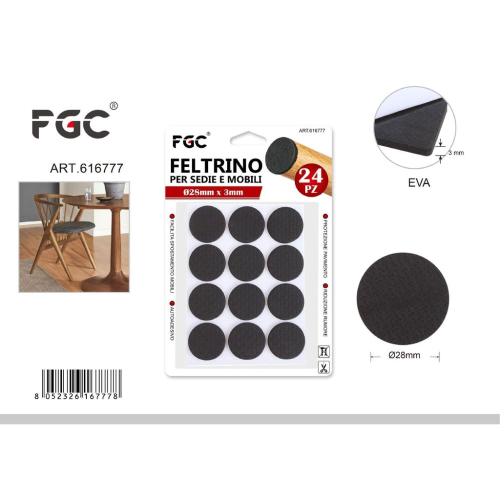 FGC Cuscinetto in EVA Ø28mm - 24pzFgc