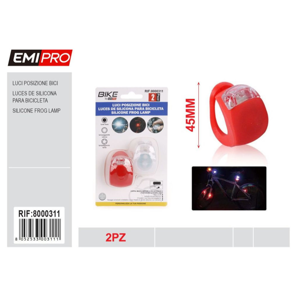 EMI LUCI POSIZIONE BICIEmi