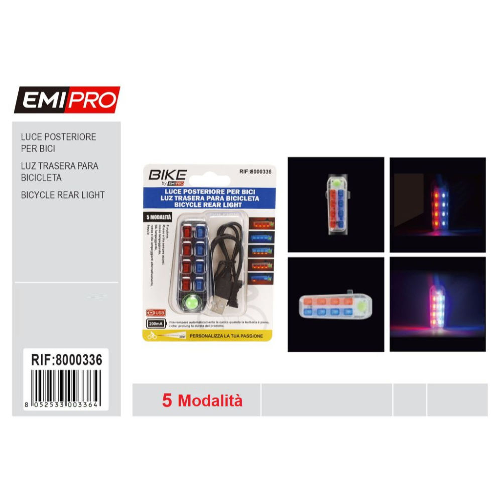 EMI FANALE POSTERIORE PER BICIEmi