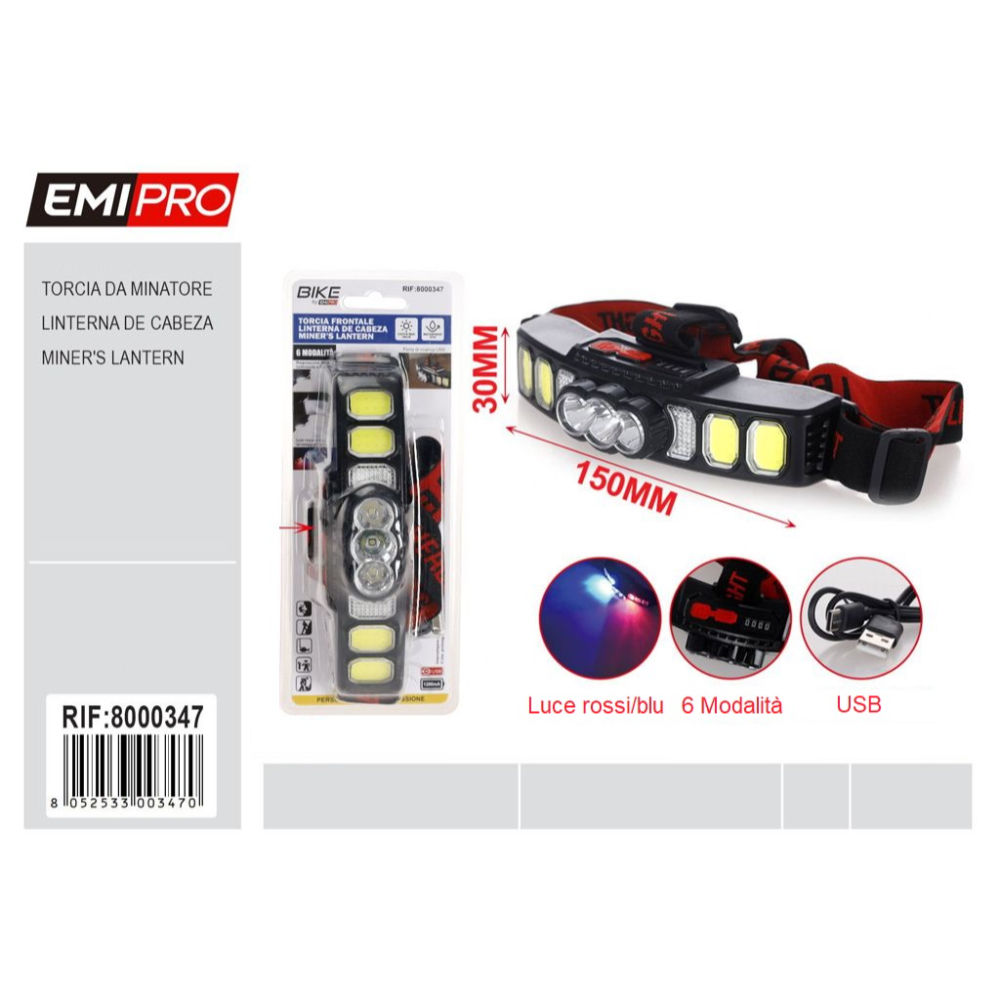 EMI TORCIA FRONTALE - 30x150MMEmi
