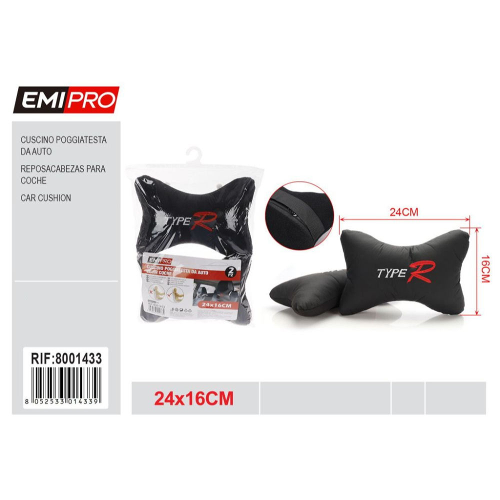 EMI CUSCINO POGGIATESTA DA AUTO - 2PZEmi
