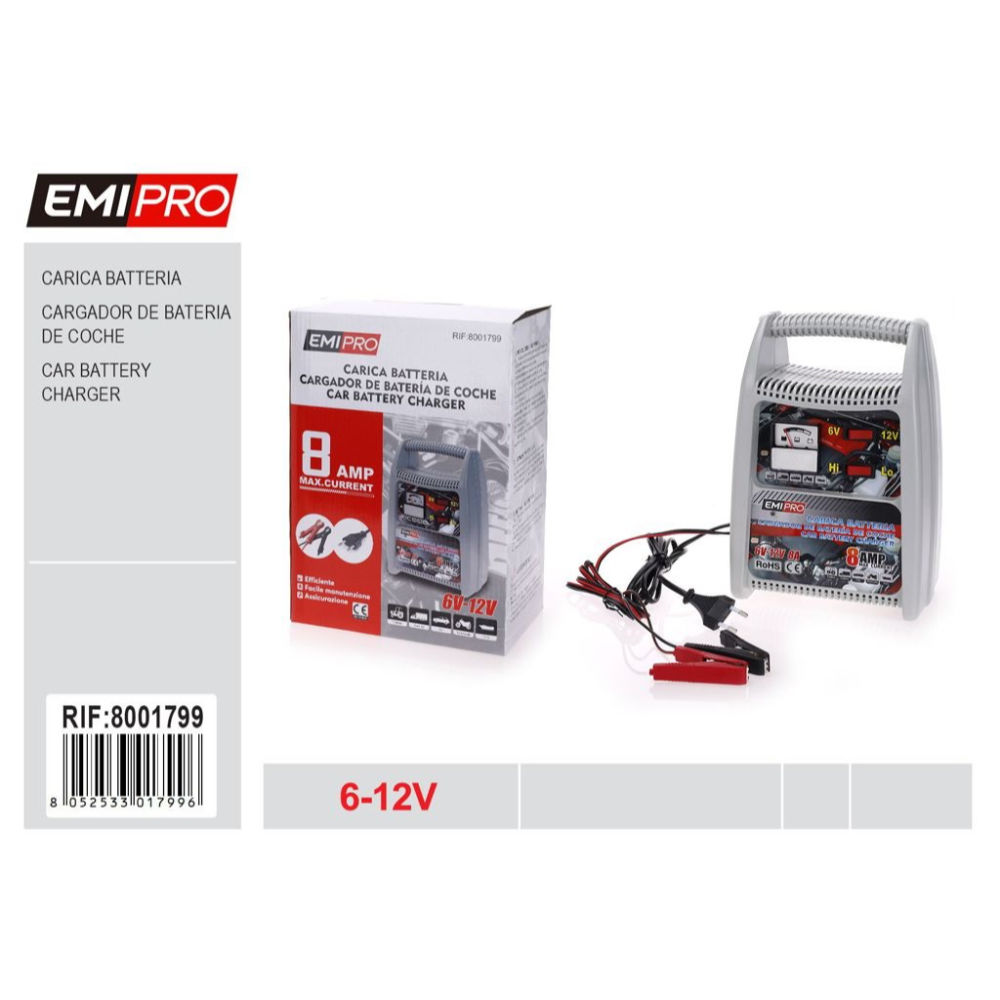 EMI CARICA BATTERIA 8AMP - 6/12VEmi