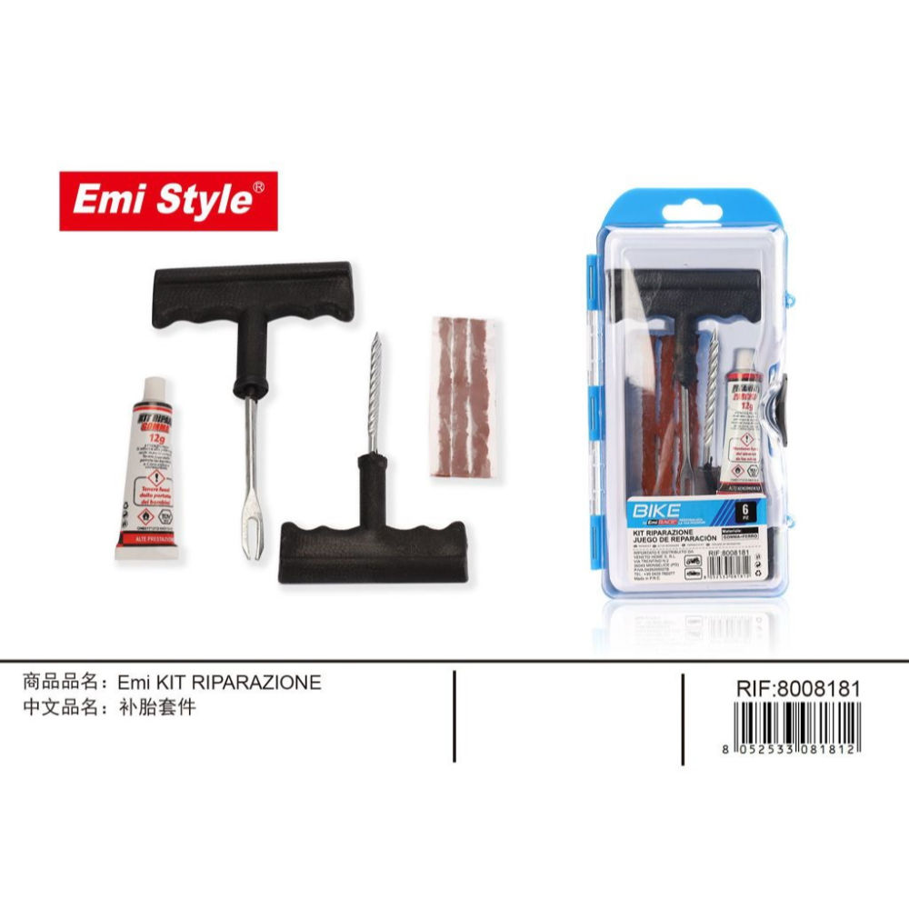 EMI KIT STRINGHE RIPARAZIONE PNEUMATICIEmi
