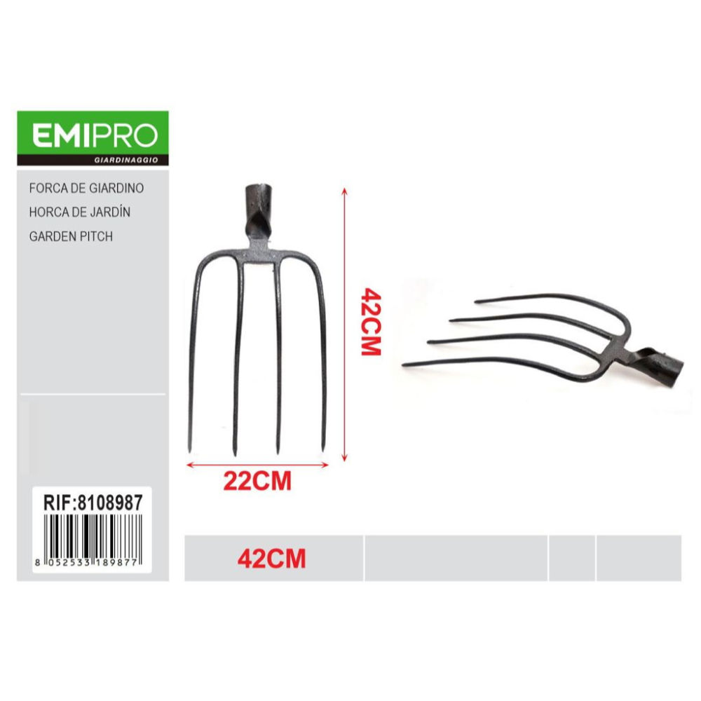 EMI Testa di Forca da Giardino - 22x42cmEmi