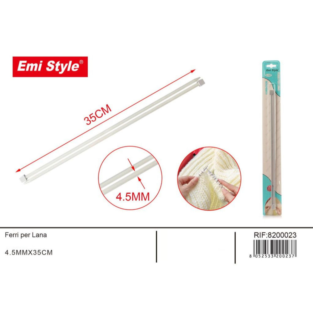 Emi Ferri da Maglia 35cm - 4,5mmEmi