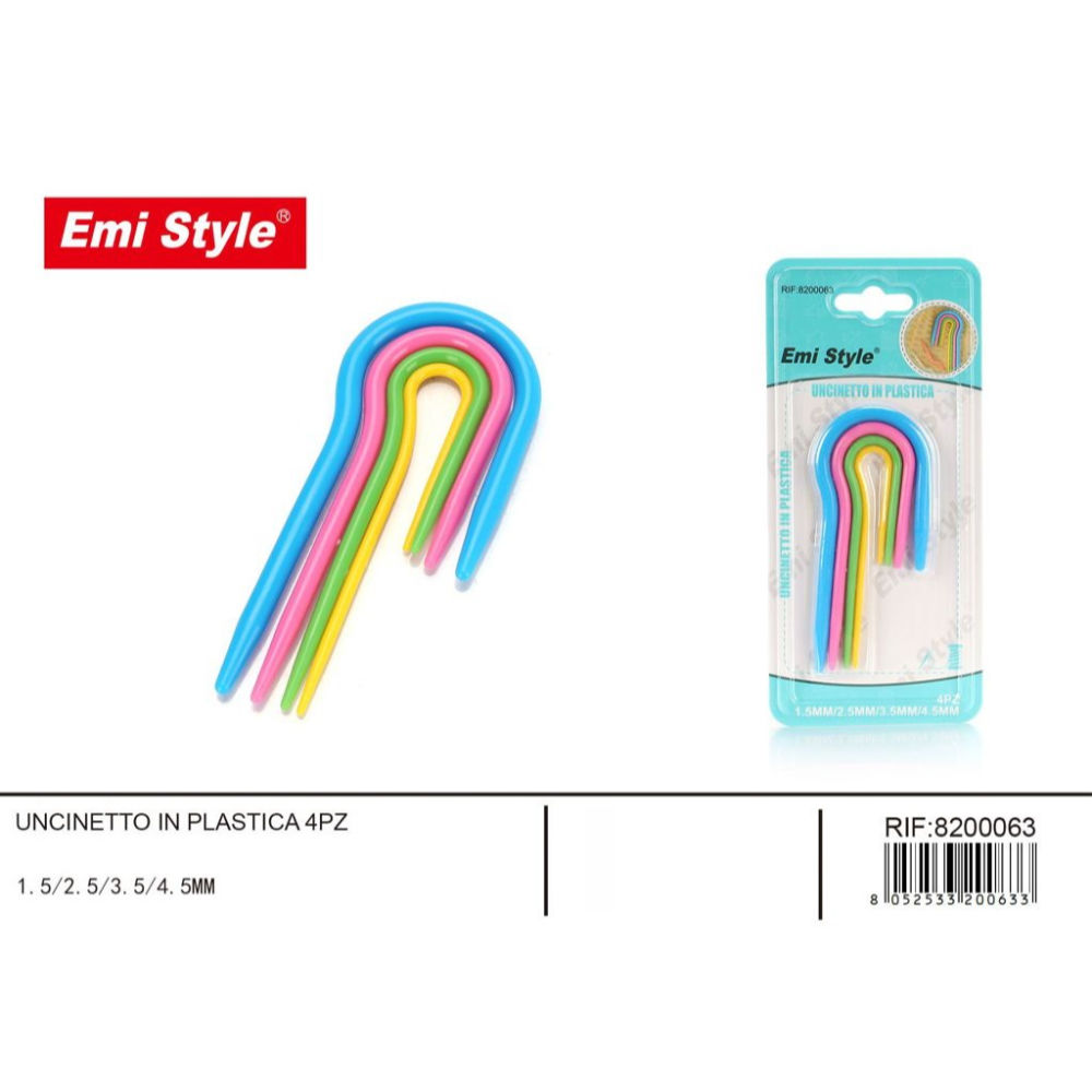 Emi Aghi da Maglia Forma U - 4pzEmi