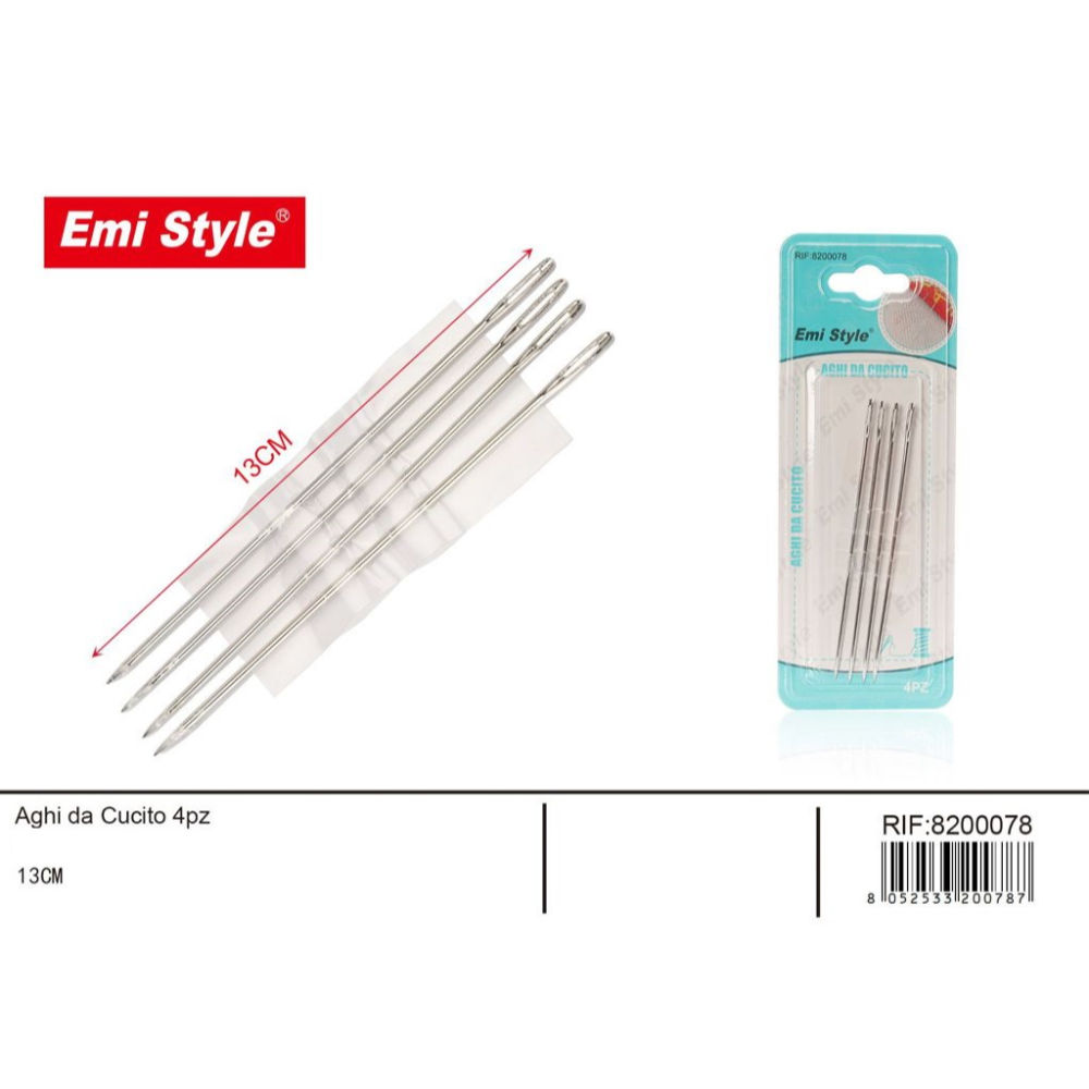 Emi Aghi da Cucito 13cm - 4pzEmi