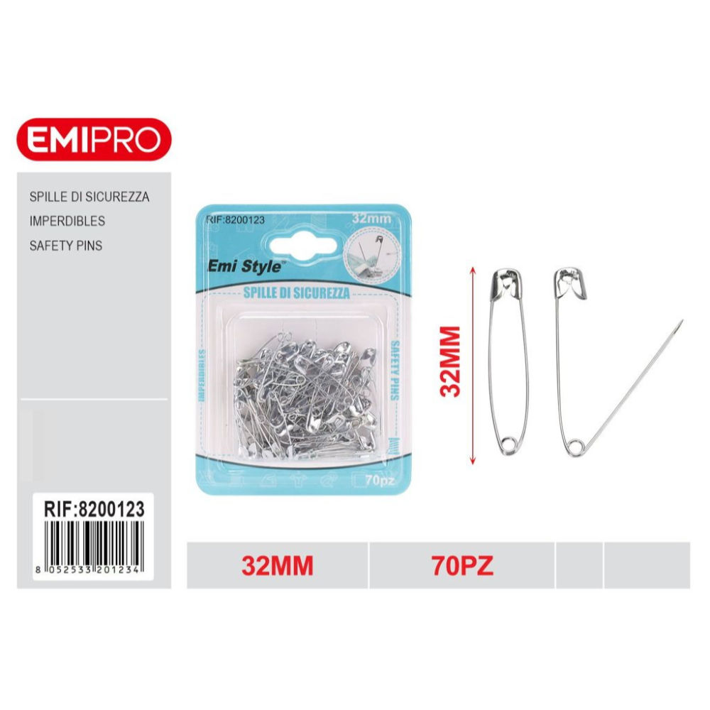 Emi Spille di Sicurezza 32mm - 70pzEmi