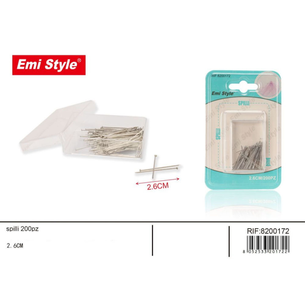 Emi Spilli da Sarta - 200pzEmi