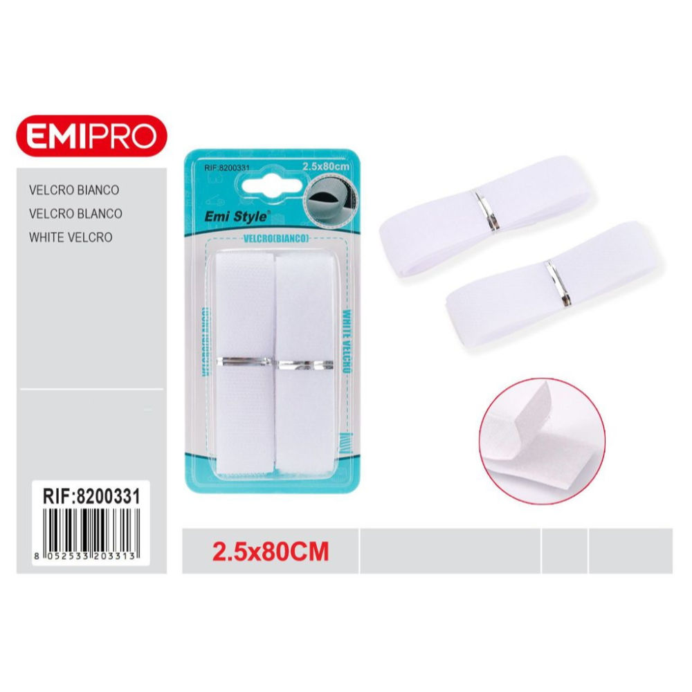 Emi Velcro 2,5x80cm - BiancoEmi