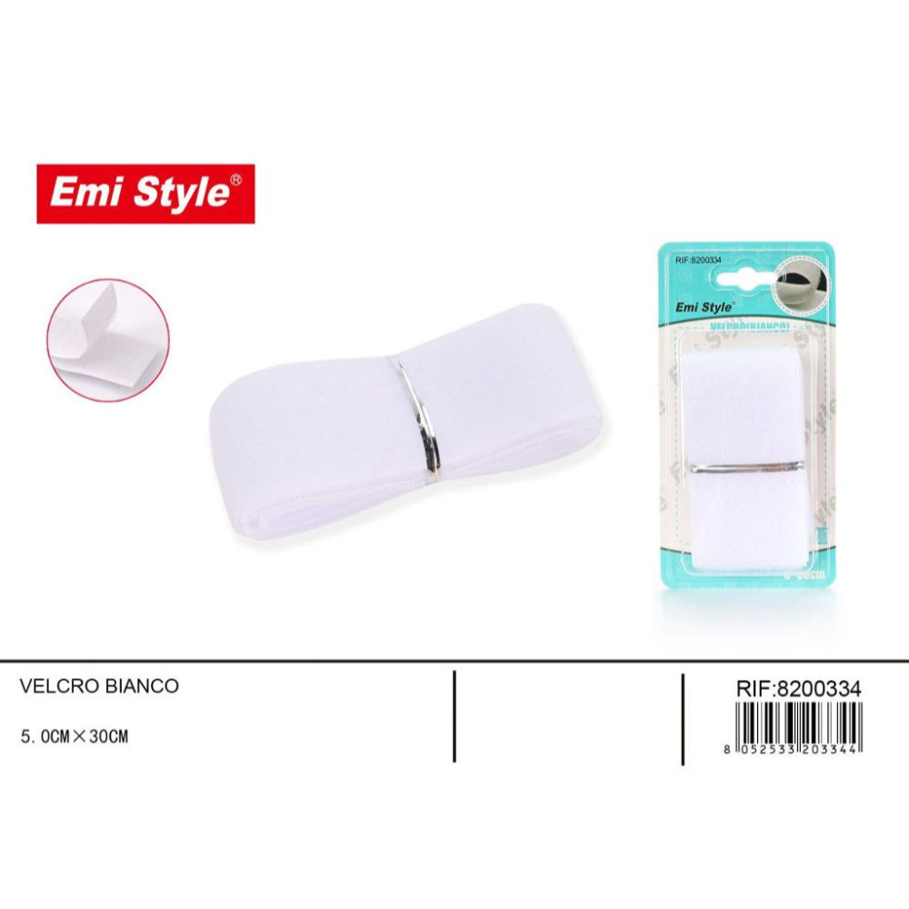 Emi Velcro 5x30cm - BiancoEmi