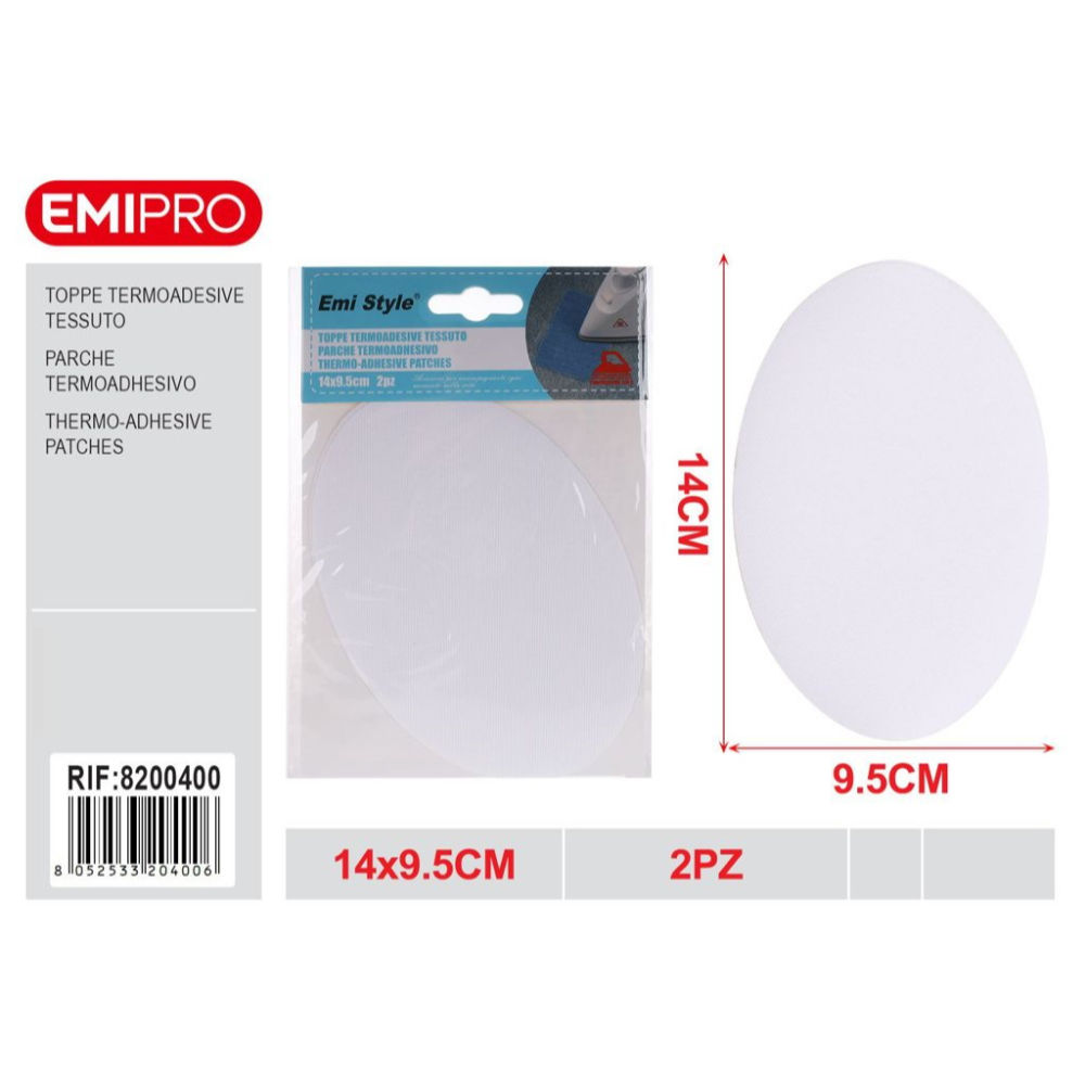 Emi Toppe Termoadesive - BiancoEmi