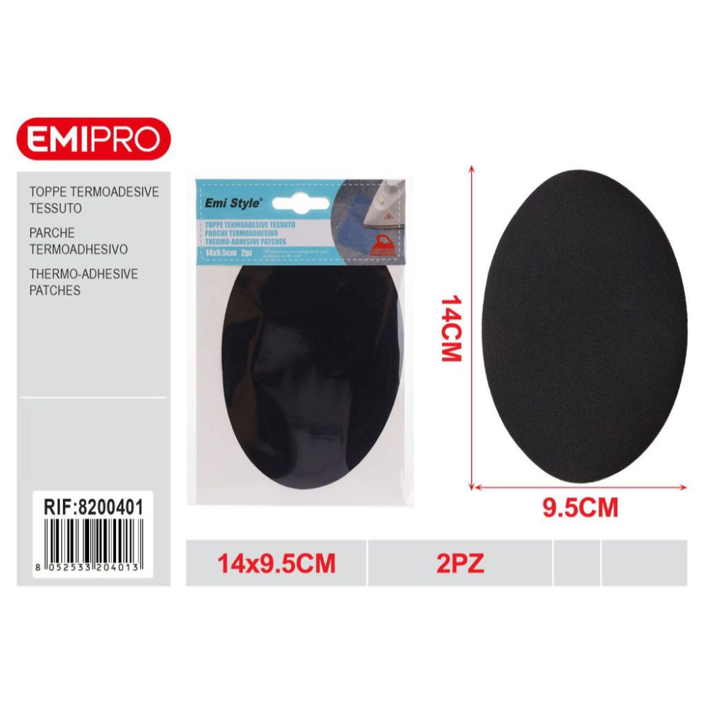 Emi Toppe Termoadesive - NeroEmi