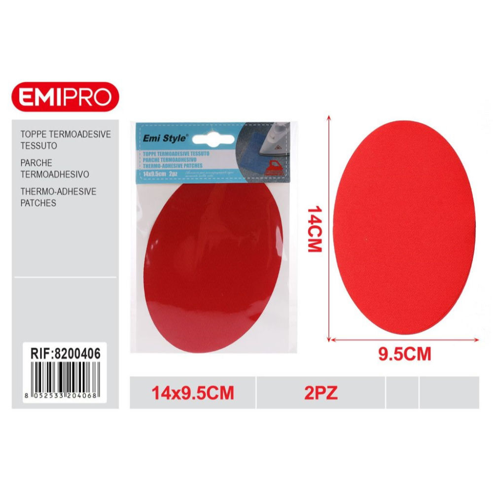 Emi Toppe Termoadesive - RossoEmi