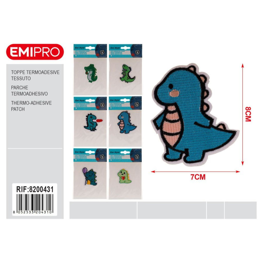 Emi Toppe Decorative Termoadesive - DinosauroEmi