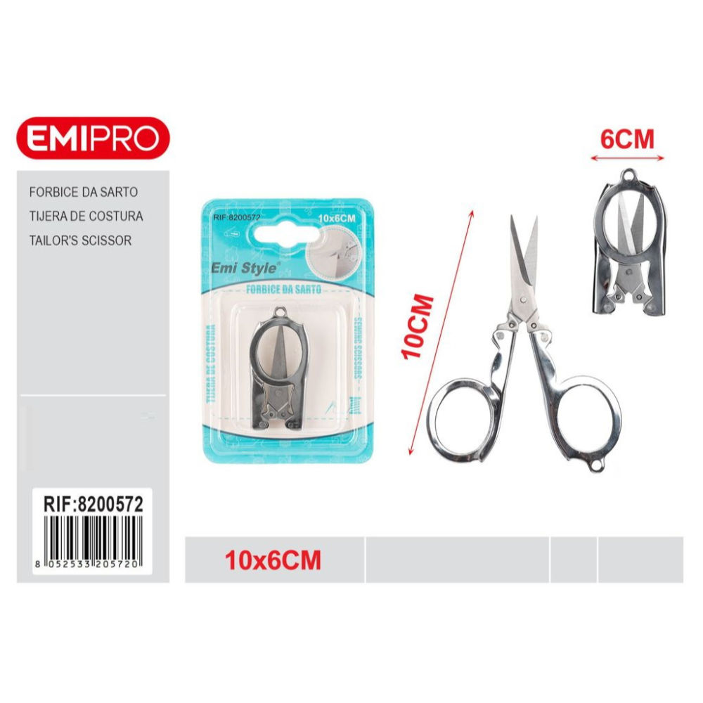 Emi Forbice da Sarto Pieghevole - 6x10cmEmi