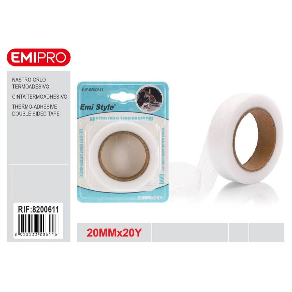 Emi Nastro Orlo Termoadesivo - 20mm/20YEmi