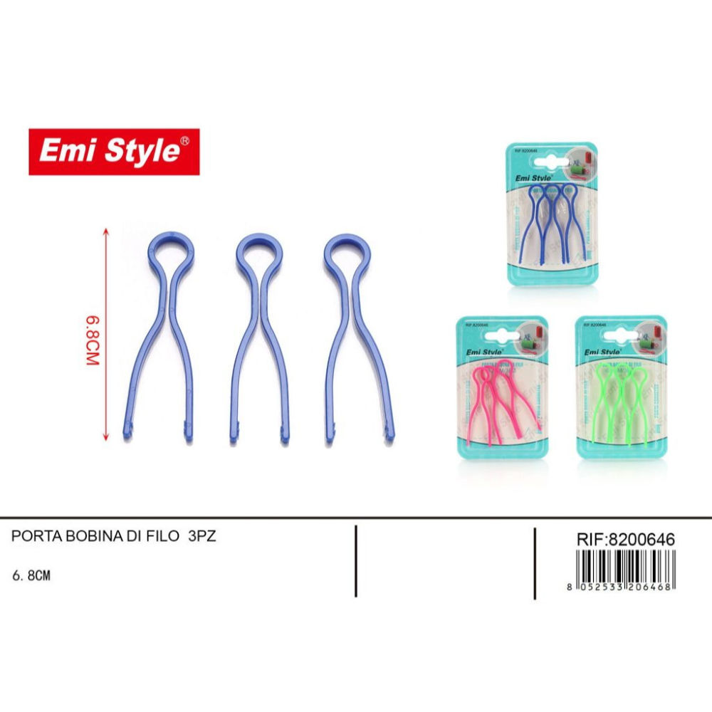 Emi Porta Bobina di Filo 6,8cm - 3pzEmi
