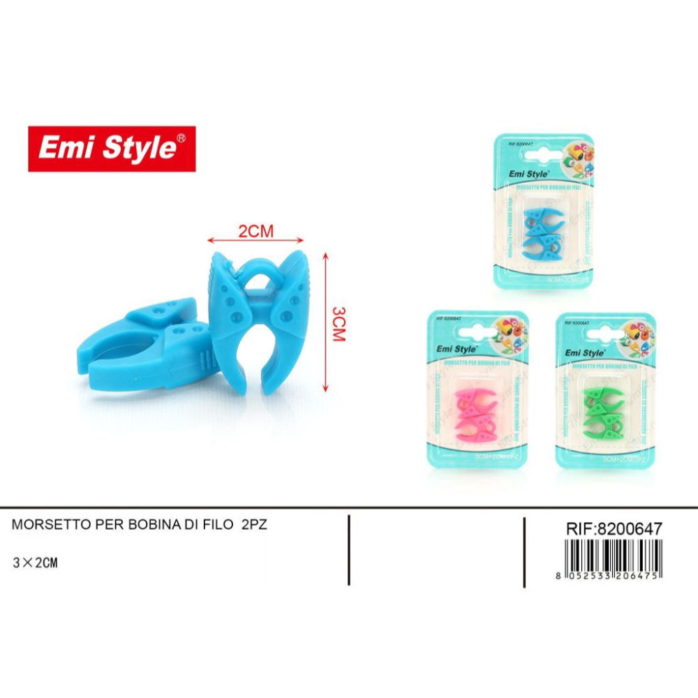 Emi Morsetto per Bobina di Filo 2x3cm - 2pzEmi