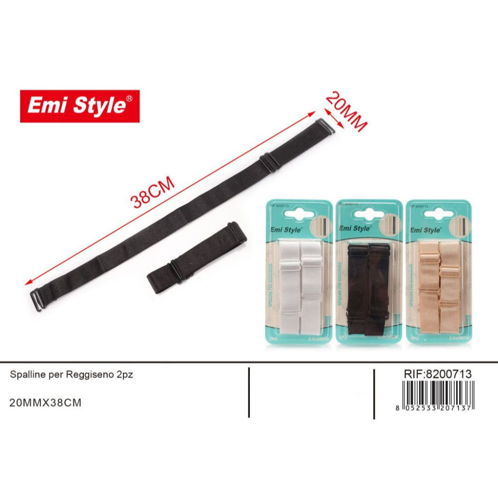 Emi Spalline per Reggiseno - 20mm/38cmEmi