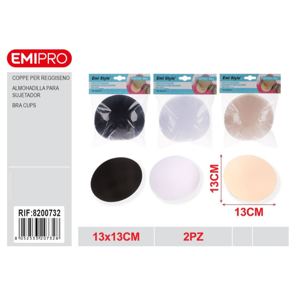 EMI Coppe per Reggiseno 13cm - 2pzEmi