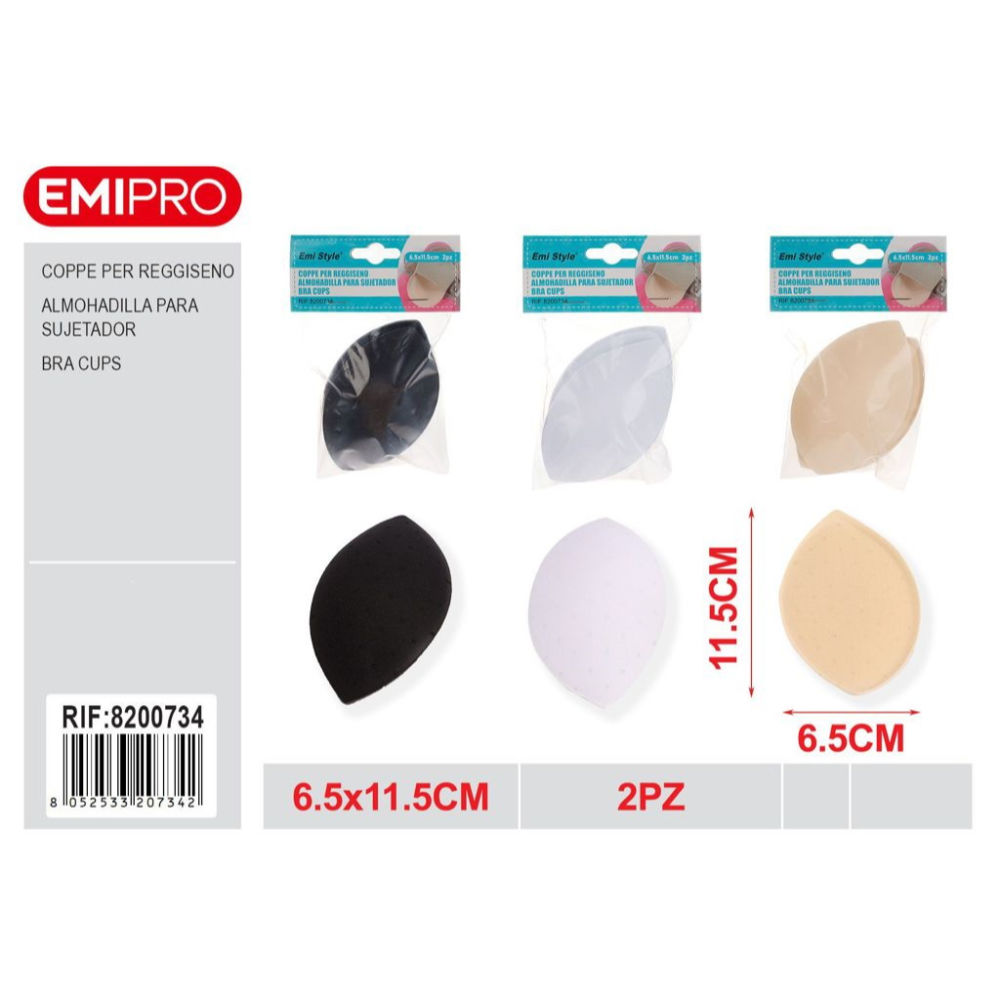 Emi Coppe Reggiseno - 6,5x11,5cmEmi