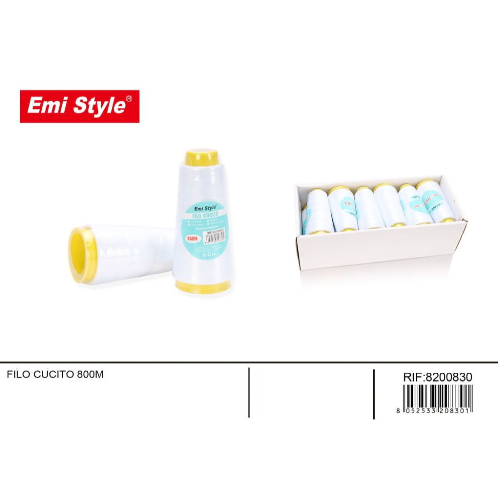 Emi Filo per Cucito 800m - BiancoEmi