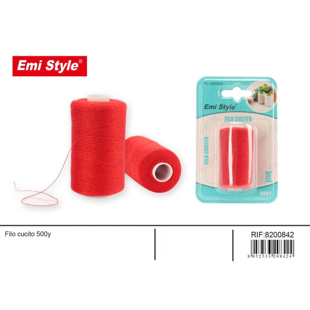 Emi Filo da Cucito 500m - RossoEmi