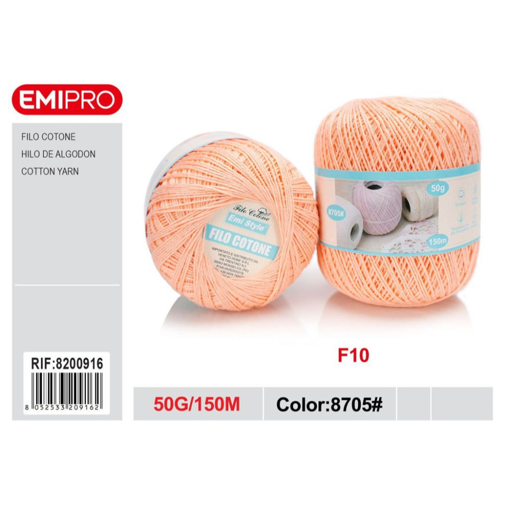 Emi Filo Cotone 50g - Rosa Pastello 8705#Emi