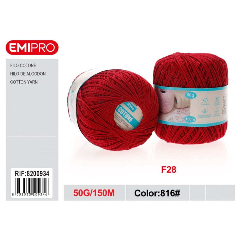Emi Filo Cotone 50g - Bordeaux 816#Emi