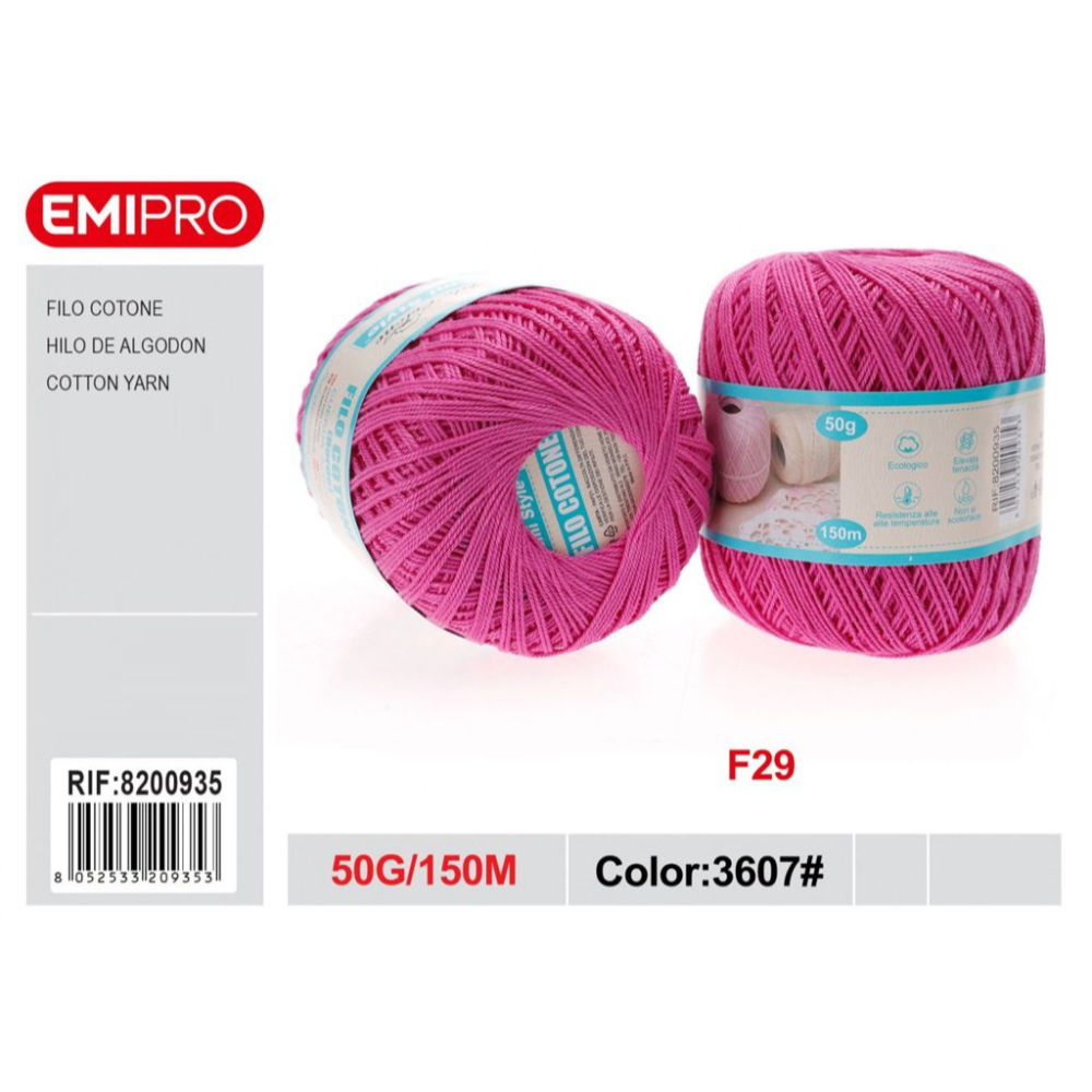 Emi Filo Cotone 50g - Magenta 3607#Emi