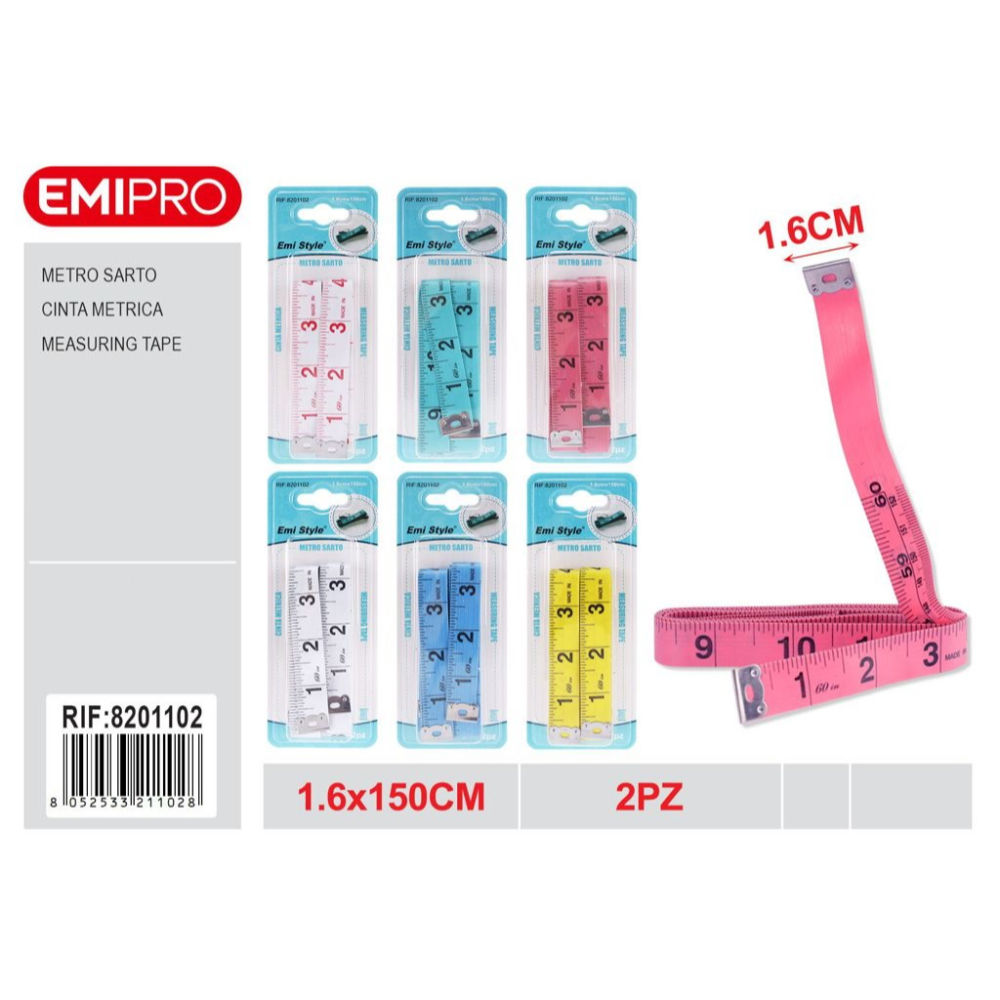 Emi Set 2 Metri da Sarta - 1,6x150cmEmi