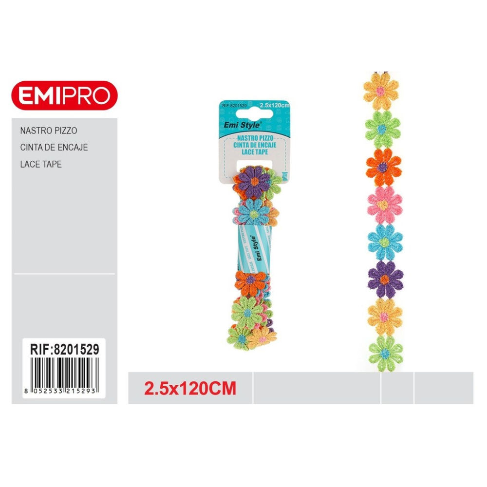 EMI Nastro di Pizzo Art.821529 - 2,5x120cmEmi