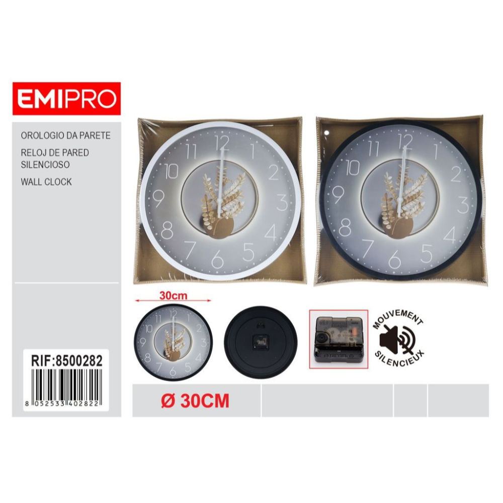 EMI Orologio da Parete 30cm - 8500282Emi