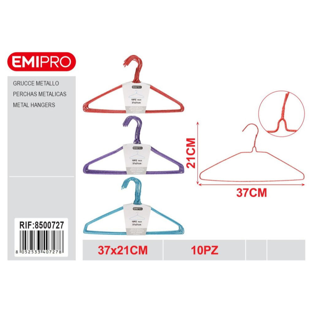 EMI Grucce in Metallo 21x37cm - 10pzEmi