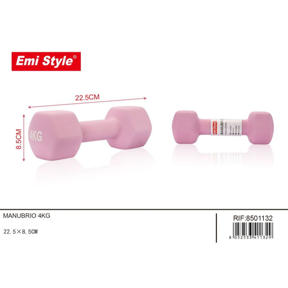 EMI MANUBRIO PALESTRA 4KG - ROSAEmi