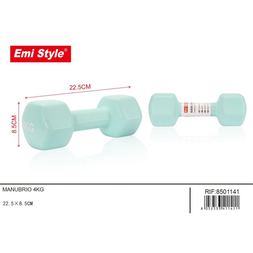 EMI MANUBRIO PALESTRA 4KG - CELESTEEmi