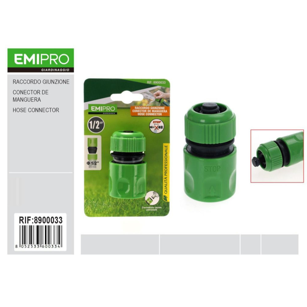 EMI Raccordo di Giunzione con Stop 1/2"- 8900033Emi
