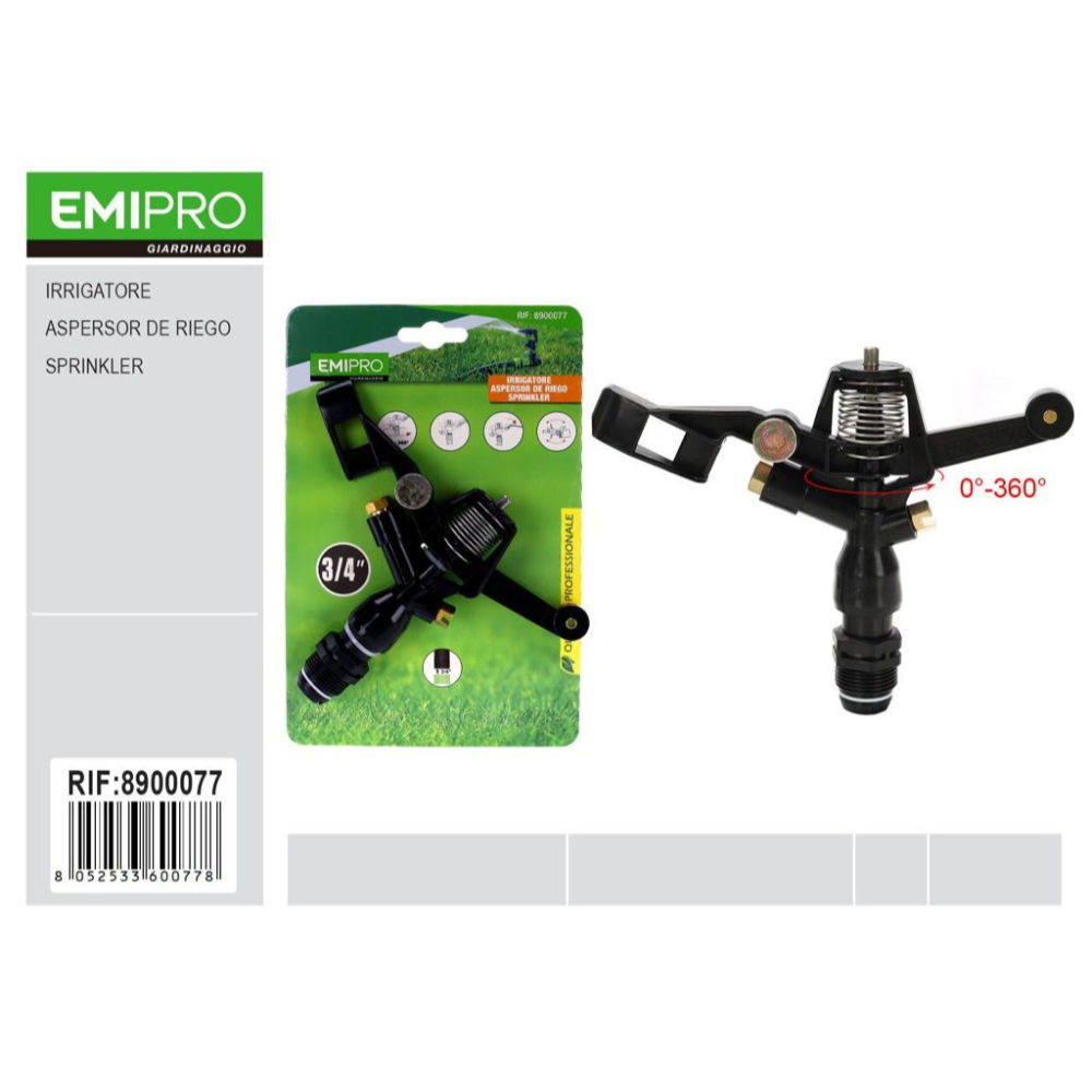 EMI Irrigatore 3/4" Rotazione 360°- 8900077Emi
