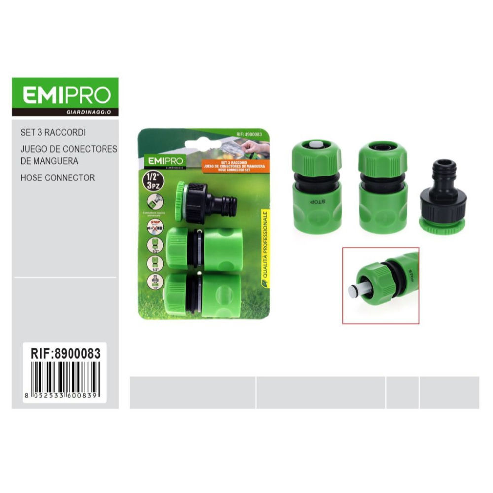 EMI Set 3 Raccordi 1/2" - 8900083Emi