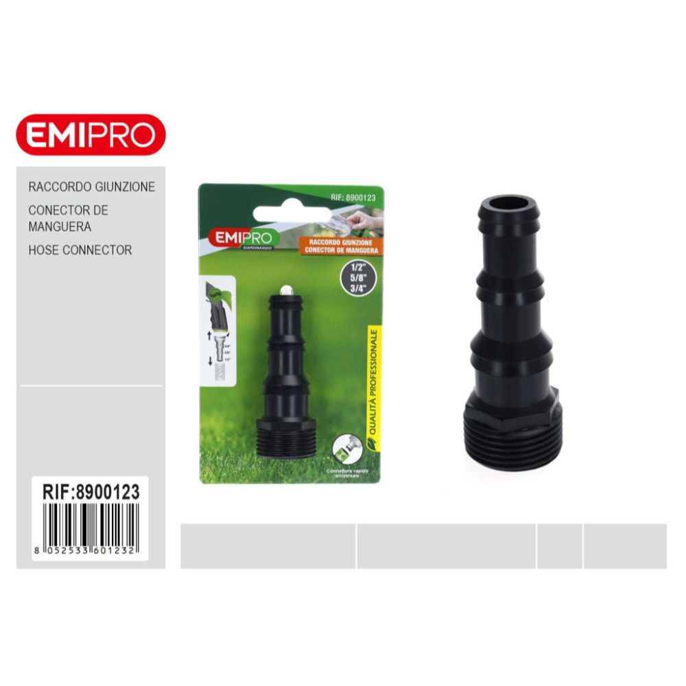 EMI Giunzione per Tubi Flessibili 1/2" -5/8" -3/4"Emi