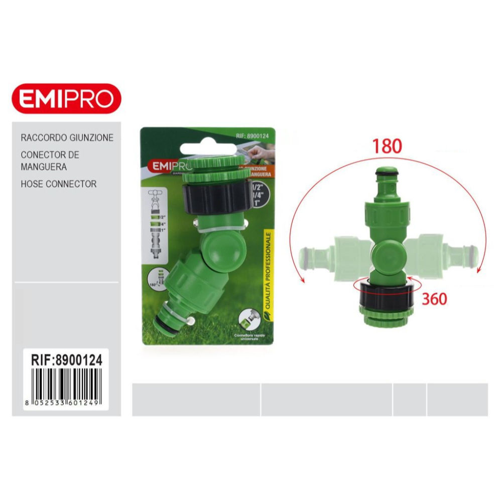 EMI Giunzione Snodabile 1/2"-3/4"-1"- 8900124Emi