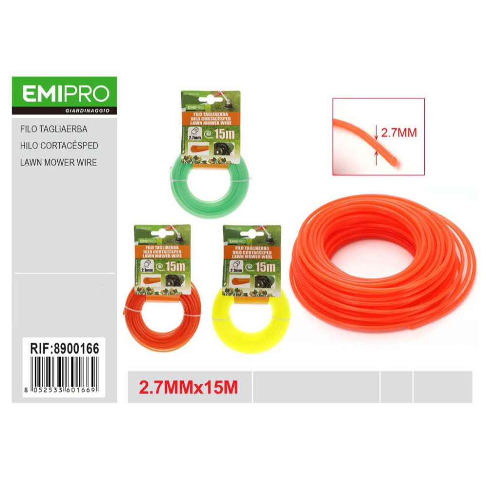 EMI Filo Tagliaerba - 2,7mm/15mEmi