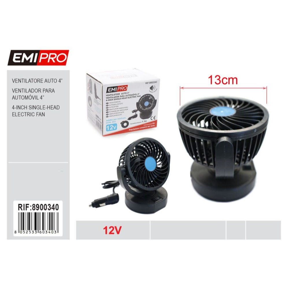 EMI MINI VENTILATORE AUTO - 12VEmi