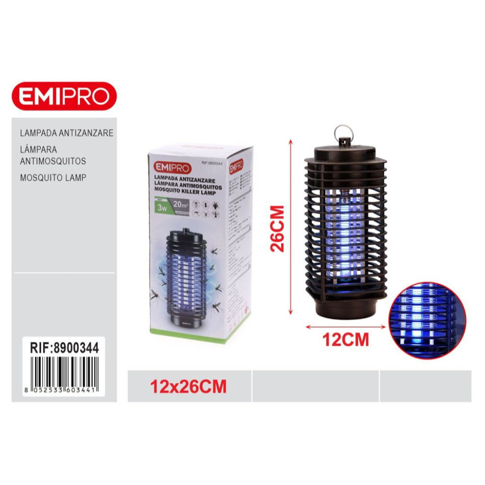 LAMPADA ANTIZANZARE 3W - 20m²Emi