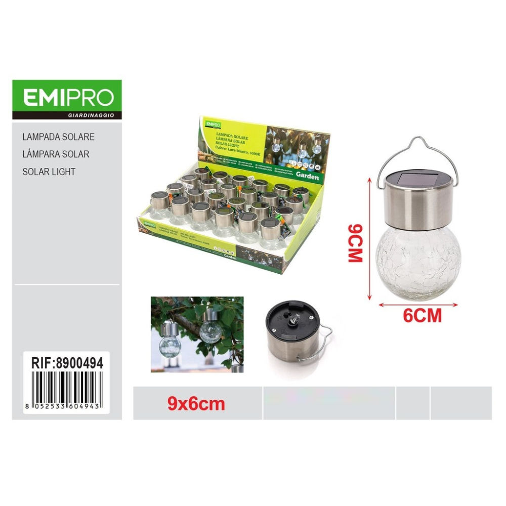 EMI Lampada Solare da Giardino - 8900494Emi