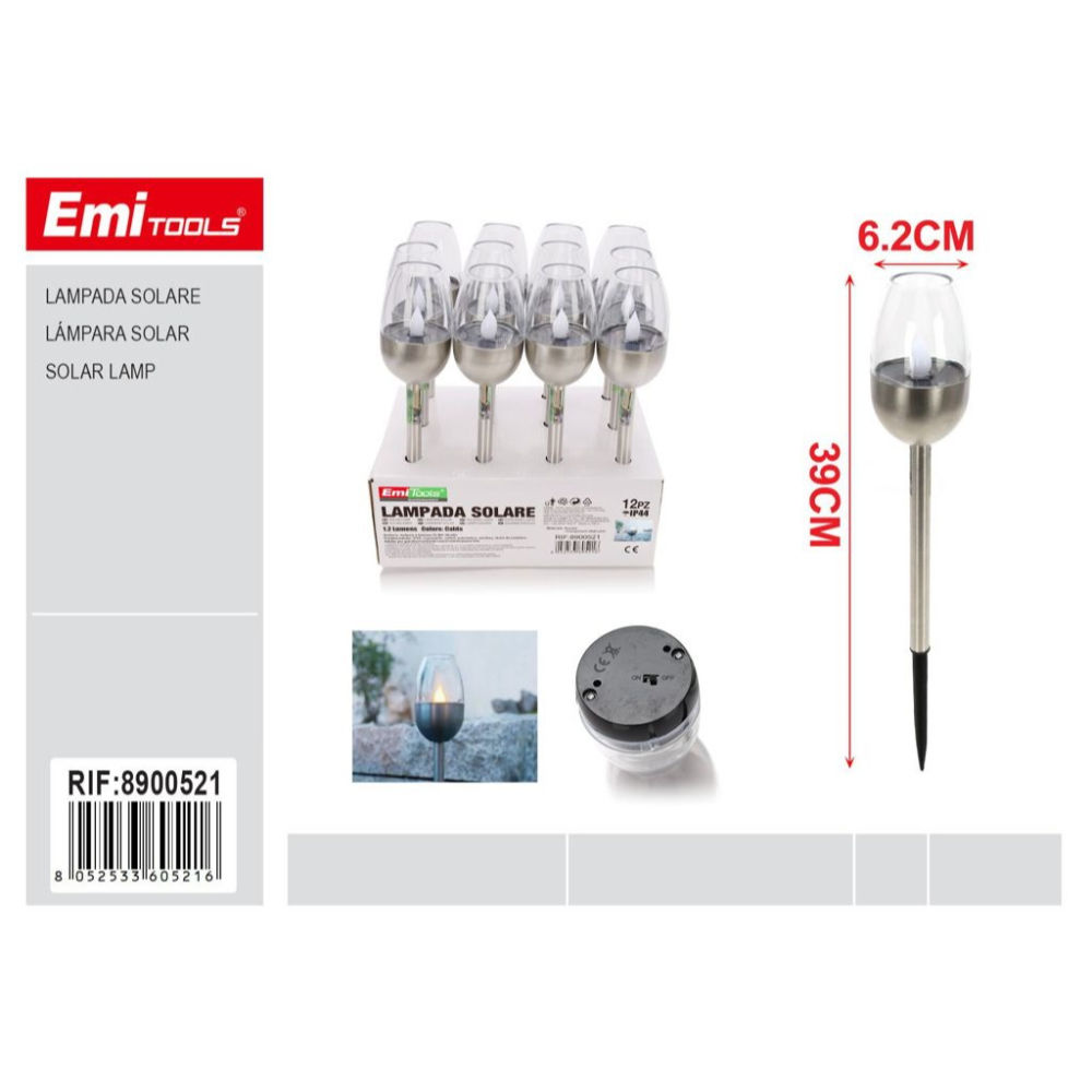 EMI Lampada Solare da Giardino - 8900521Emi